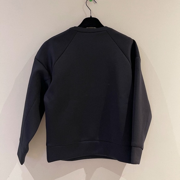 3.1 PHILLIP LIM Dropped Shoulder Cropped Poodle Sweatshirt Sz 6 - Picture 9 of 10